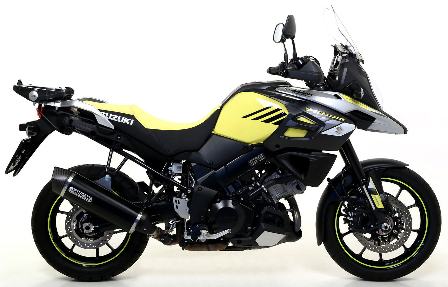 ARROW 71816AKN Suzuki DL1050 V-Strom (2020+) Slip-on Exhaust "Maxi Race Tech" (dark aluminum) – Accessories in the 2WheelsHero Motorcycle Aftermarket Accessories and Parts Online Shop