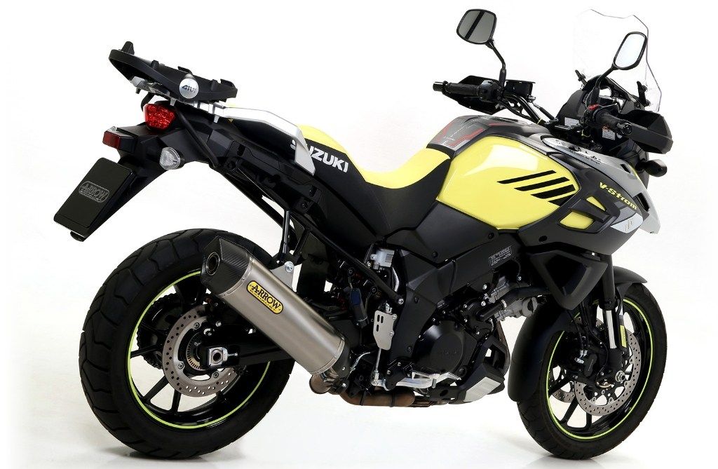 ARROW 71816PK Suzuki DL1050 V-Strom (2020+) Slip-on Exhaust "Maxi Race Tech" (titanium) – Accessories in the 2WheelsHero Motorcycle Aftermarket Accessories and Parts Online Shop