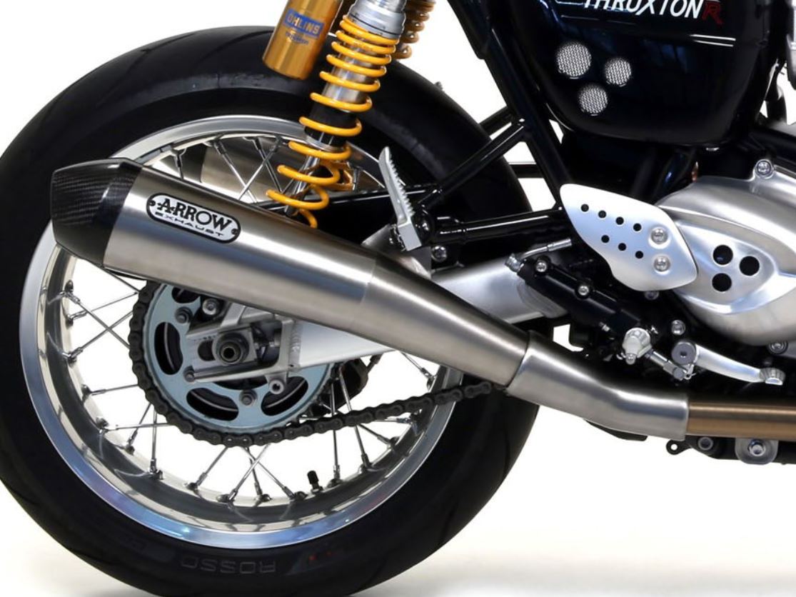 ARROW 71851RKI Triumph Thruxton 1200RS (2020+) Inox Slip-on Exhaust "Pro Racing" – Accessories in the 2WheelsHero Motorcycle Aftermarket Accessories and Parts Online Shop