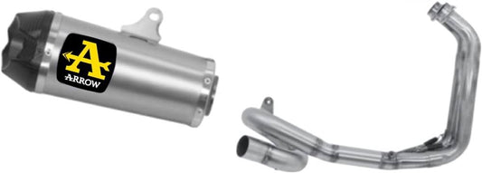 ARROW 71735MI+71920PK Yamaha MT-07 (2021+) Full Exhaust System "Competition Evo Works" (titanium; racing) – Accessories in the 2WheelsHero Motorcycle Aftermarket Accessories and Parts Online Shop