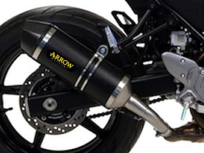 ARROW 71645MI+71846AKN Suzuki SV650 (2016+) Slip-on Exhaust "Race Tech" (dark aluminum) – Accessories in the 2WheelsHero Motorcycle Aftermarket Accessories and Parts Online Shop