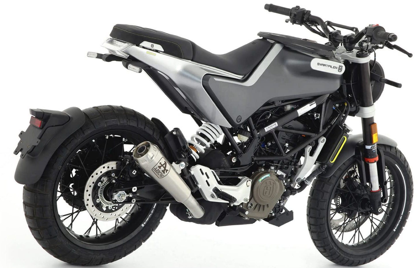 ARROW 72636PRI Husqvarna Svartpilen / Vitpilen 125 (2021+) Slip-on Exhaust "Pro Race" (steel) – Accessories in the 2WheelsHero Motorcycle Aftermarket Accessories and Parts Online Shop