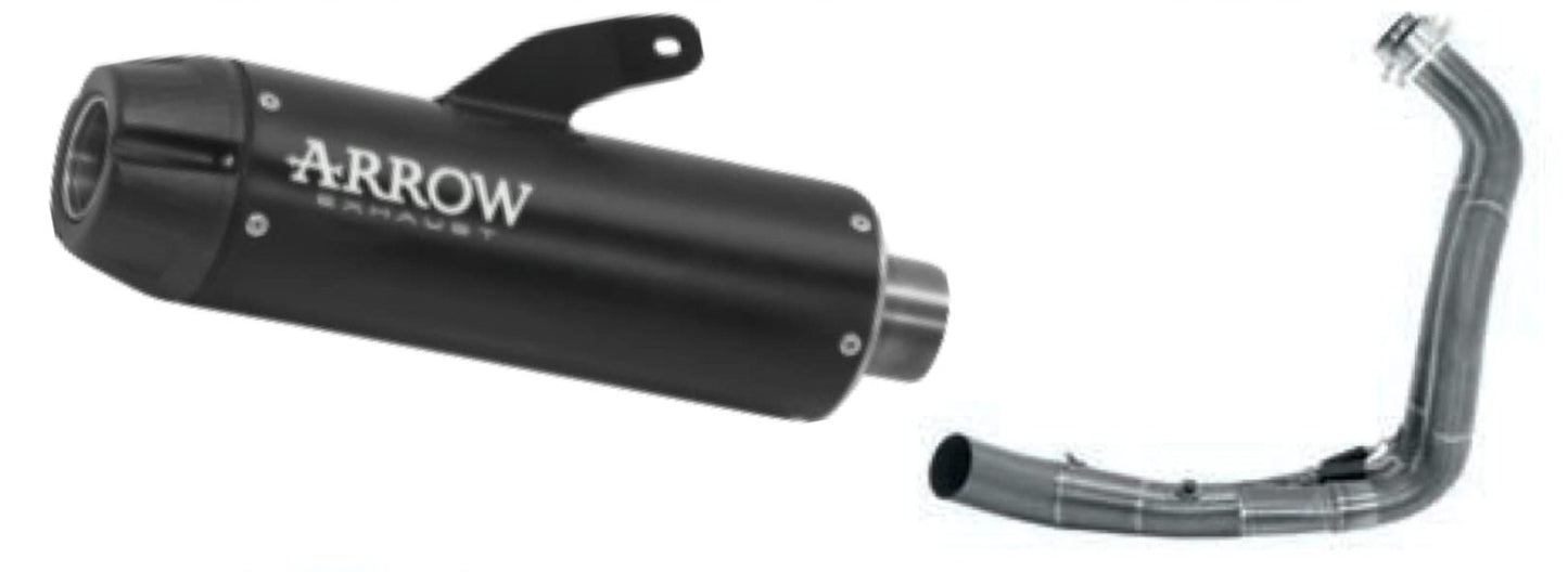 ARROW 71642MI+71843JRN Yamaha MT-07 (14/20) Full Exhaust System "Competition Evo Jet Race" (stainless steel; racing) – Accessories in the 2WheelsHero Motorcycle Aftermarket Accessories and Parts Online Shop