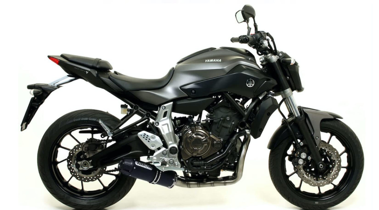 ARROW 71642MI+71843JRN Yamaha MT-07 (14/20) Full Exhaust System "Competition Evo Jet Race" (stainless steel; racing) – Accessories in the 2WheelsHero Motorcycle Aftermarket Accessories and Parts Online Shop
