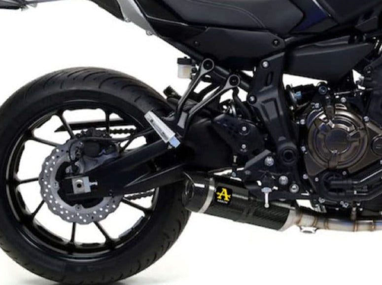 ARROW 71655KZ+71817MK Yamaha MT-07 (14/20) Full Exhaust System "Competition Evo Thunder" (carbon) – Accessories in the 2WheelsHero Motorcycle Aftermarket Accessories and Parts Online Shop