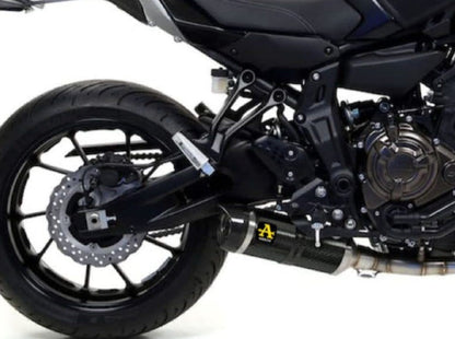ARROW 71655KZ+71817MK Yamaha MT-07 (14/20) Full Exhaust System "Competition Evo Thunder" (carbon) – Accessories in the 2WheelsHero Motorcycle Aftermarket Accessories and Parts Online Shop