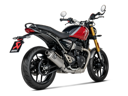 AKRAPOVIC S-T4SO1-HDT Triumph Speed 400 (2024+) Slip-On Exhaust (titanium) – Accessories in the 2WheelsHero Motorcycle Aftermarket Accessories and Parts Online Shop