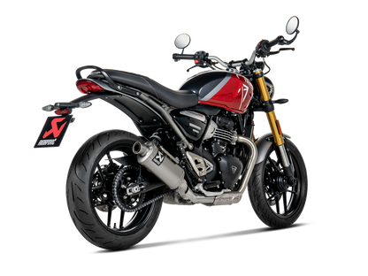 AKRAPOVIC S-T4SO1-HDT Triumph Speed 400 (2024+) Slip-On Exhaust (titanium) – Accessories in the 2WheelsHero Motorcycle Aftermarket Accessories and Parts Online Shop