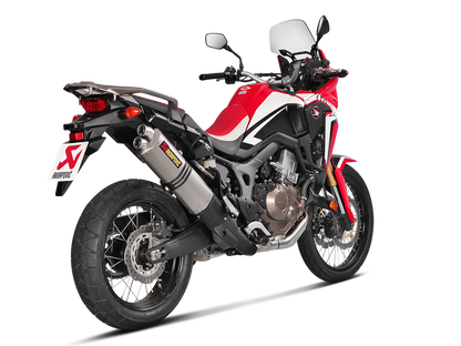 AKRAPOVIC S-H10SO22-HWT Honda CRF1000L Africa Twin/  Adventure Sports (2019+) Slip-on Exhaust (titanium) – Accessories in the 2WheelsHero Motorcycle Aftermarket Accessories and Parts Online Shop