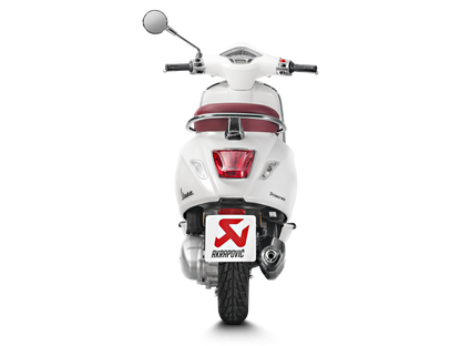 AKRAPOVIC S-VE125R2-HZBL Vespa Sprint 150ie 3V (2020+) Exhaust System "Racing Line" (SS) – Accessories in the 2WheelsHero Motorcycle Aftermarket Accessories and Parts Online Shop