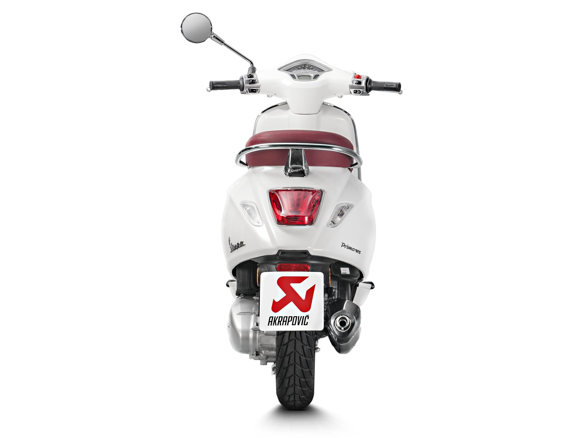 AKRAPOVIC S-VE125R2-HZBL Vespa Primavera 125ie 3V (2020+) Exhaust System "Racing Line" (SS) – Accessories in the 2WheelsHero Motorcycle Aftermarket Accessories and Parts Online Shop