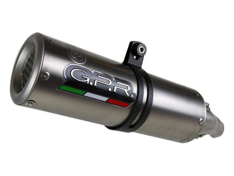 GPR Ducati Monster 821 (17/20) Slip-on Exhaust "M3 Titanium Natural" (EU homologated) – Accessories in the 2WheelsHero Motorcycle Aftermarket Accessories and Parts Online Shop