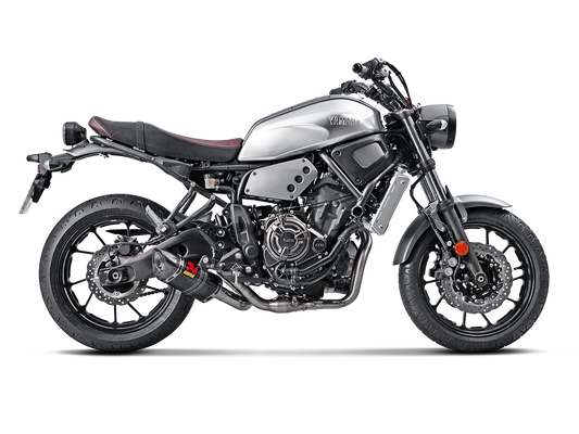 AKRAPOVIC S-Y7R2-AFC Yamaha XSR 700 / XTribute (2020+) Exhaust System "Racing Line" (carbon) – Accessories in the 2WheelsHero Motorcycle Aftermarket Accessories and Parts Online Shop