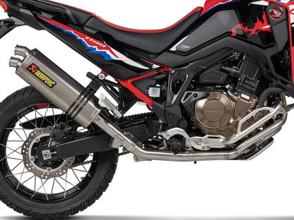 AKRAPOVIC S-H11R4-WT Honda CRF1100L Africa Twin Adventure Sports (2025+) Exhaust System "Racing Line" (titanium) – Accessories in the 2WheelsHero Motorcycle Aftermarket Accessories and Parts Online Shop