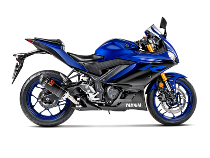AKRAPOVIC S-Y2SO16-HAPC/1 Yamaha YZF-R25 (2021+) Slip-On Exhaust (carbon) – Accessories in the 2WheelsHero Motorcycle Aftermarket Accessories and Parts Online Shop