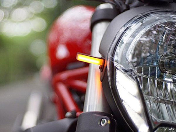 NEW RAGE CYCLES Ducati Monster 821 LED Front Turn Signals – Accessories in the 2WheelsHero Motorcycle Aftermarket Accessories and Parts Online Shop