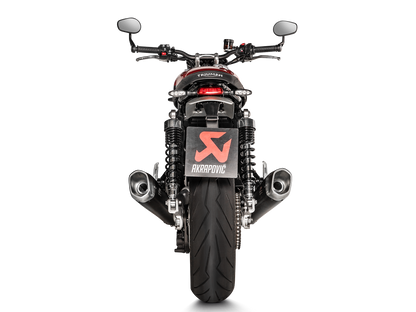 AKRAPOVIC S-T12SO2-HCQTBL Triumph Speed Twin / Thruxton RS (2020+) Slip-On Exhaust (titanium) – Accessories in the 2WheelsHero Motorcycle Aftermarket Accessories and Parts Online Shop