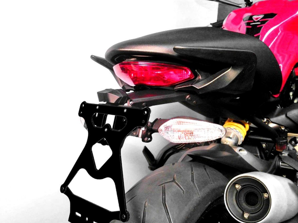 PRT06 - DUCABIKE Ducati Monster 821 (14/17) Adjustable License Plate Holder – Accessories in the Motoraider Motorcycle Aftermarket Accessories and Parts Online Shop