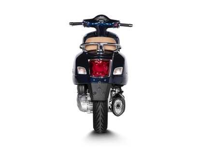 AKRAPOVIC S-VE3SO10-HZDFBL Vespa GTS Super 300 / Sei Giorni / Tech (2024+) Slip-On Exhaust (SS) – Accessories in the 2WheelsHero Motorcycle Aftermarket Accessories and Parts Online Shop