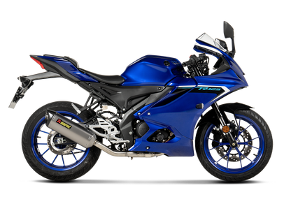AKRAPOVIC S-Y125R11-HZT Yamaha YZF-R25 (2025+) Exhaust System "Racing Line" (titanium) – Accessories in the 2WheelsHero Motorcycle Aftermarket Accessories and Parts Online Shop