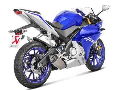 AKRAPOVIC S-Y125R4-HRT Yamaha MT-125 / YZF-R125 (2019+) Exhaust System "Racing Line" (titanium) – Accessories in the 2WheelsHero Motorcycle Aftermarket Accessories and Parts Online Shop