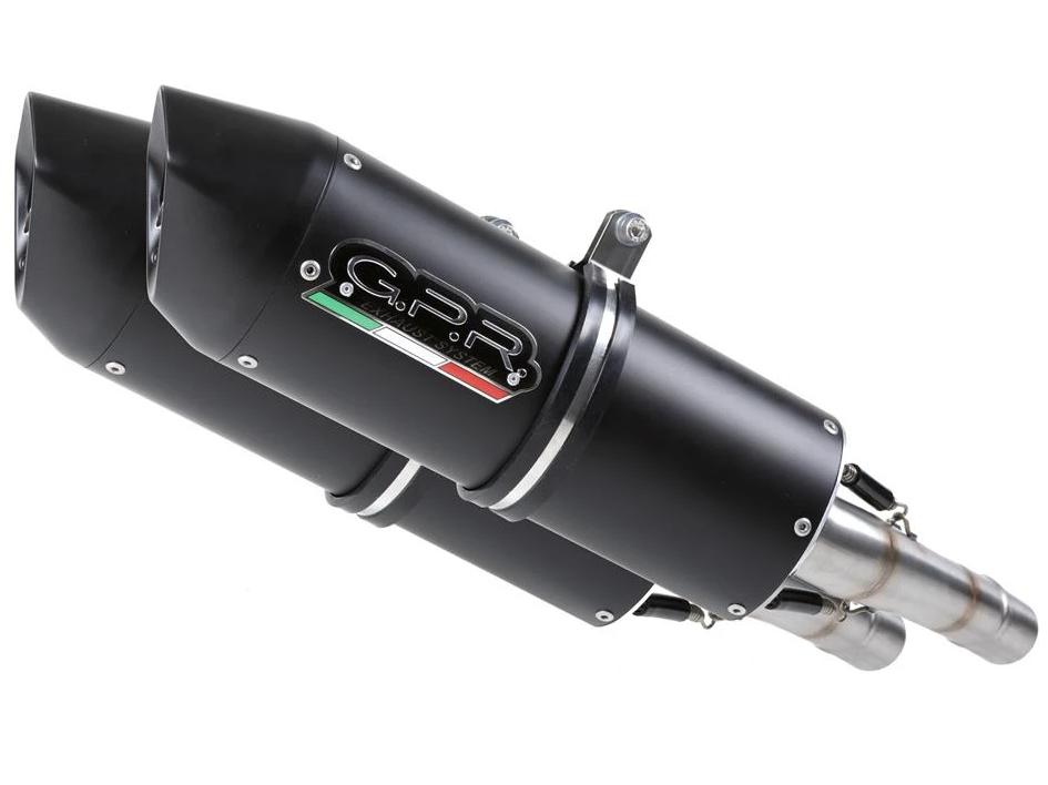 GPR Ducati ST3 Dual Slip-on Exhaust "Furore Nero" (EU homologated) – Accessories in the 2WheelsHero Motorcycle Aftermarket Accessories and Parts Online Shop