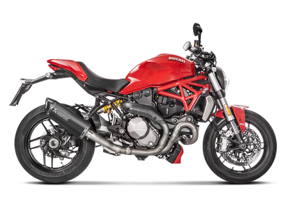 AKRAPOVIC S-D12SO8-RTBL Ducati Monster 1200 / 821 Titanium Slip-on Exhaust – Accessories in the 2WheelsHero Motorcycle Aftermarket Accessories and Parts Online Shop