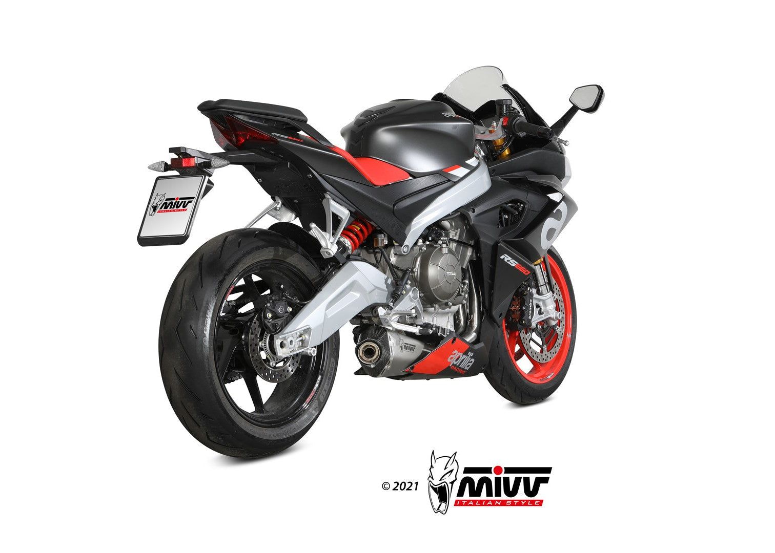 MIVV A.014 Aprilia Tuono660 (2021+) Full System Steel Exhaust "Delta Race" (stainless steel; approved) – Accessories in the 2WheelsHero Motorcycle Aftermarket Accessories and Parts Online Shop
