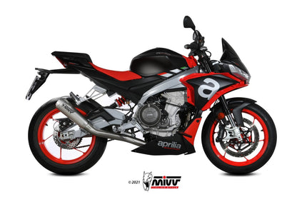 MIVV X.AP.0001 Aprilia RS660 (2020+) Full System Steel High Exhaust (stainless steel; not approved) – Accessories in the 2WheelsHero Motorcycle Aftermarket Accessories and Parts Online Shop