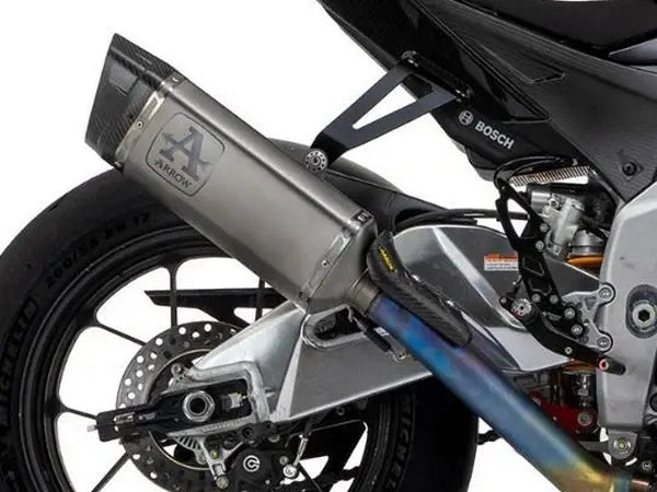 ARROW 71001PT Aprilia RSV4 (19/20) Titanium Slip-on Exhaust "Pista" (racing; titanium link pipe) – Accessories in the 2WheelsHero Motorcycle Aftermarket Accessories and Parts Online Shop