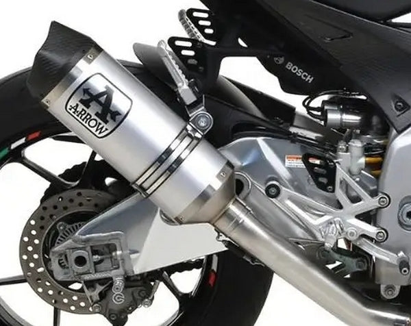 ARROW 71674MI+71906AK Aprilia RSV1100 Factory (2019+) Aluminum Slip-on Exhaust "Race Tech" – Accessories in the 2WheelsHero Motorcycle Aftermarket Accessories and Parts Online Shop