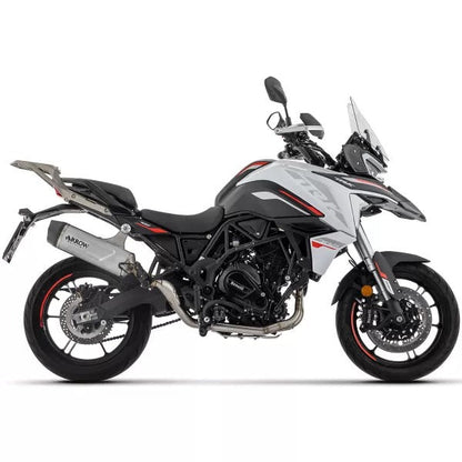 ARROW 71960PK Benelli TRK 702 / 702X (2023+) Slip-on Exhaust "Indy Race Evo" (titanium) – Accessories in the 2WheelsHero Motorcycle Aftermarket Accessories and Parts Online Shop