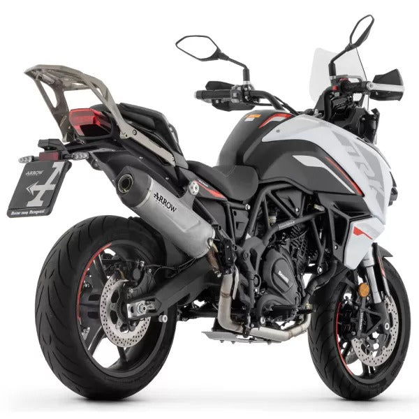 ARROW 71960PK Benelli TRK 702 / 702X (2023+) Slip-on Exhaust "Indy Race Evo" (titanium) – Accessories in the 2WheelsHero Motorcycle Aftermarket Accessories and Parts Online Shop