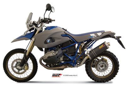 MIVV B.006 BMW HP2 Enduro (05/09) Slip-on Exhaust "Oval" (carbon; approved) – Accessories in the 2WheelsHero Motorcycle Aftermarket Accessories and Parts Online Shop