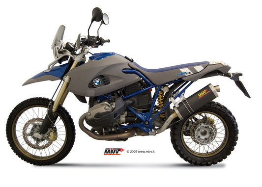 MIVV B.006 BMW HP2 Enduro (05/09) Slip-on Exhaust "Oval" (carbon; approved) – Accessories in the 2WheelsHero Motorcycle Aftermarket Accessories and Parts Online Shop
