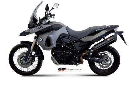 MIVV B.007 BMW F 800 GS (08/18) Slip-on Exhaust "Suono" (black; approved) – Accessories in the 2WheelsHero Motorcycle Aftermarket Accessories and Parts Online Shop