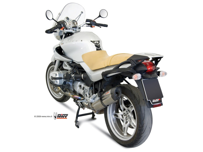 MIVV B.009 BMW R 1150 R (2000/06) Slip-on Exhaust "Suono" (stainless steel; approved) – Accessories in the 2WheelsHero Motorcycle Aftermarket Accessories and Parts Online Shop