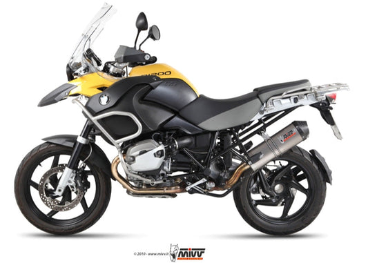 MIVV B.012 BMW R 1200 GS / Adventure (10 / 12) Slip-on Exhaust "Oval" (titanium +carbon cap; approved) – Accessories in the 2WheelsHero Motorcycle Aftermarket Accessories and Parts Online Shop