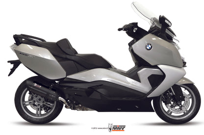 MIVV B.013 BMW C 650 GT (12/16) Slip-on Exhaust "Suono" (black; approved) – Accessories in the 2WheelsHero Motorcycle Aftermarket Accessories and Parts Online Shop