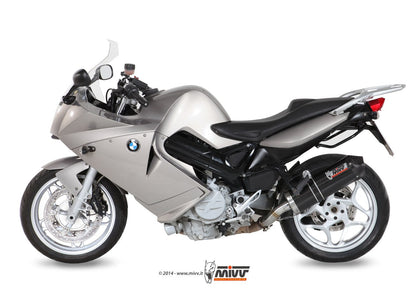 MIVV B.023 BMW F 800 S / ST (06/12) Slip-on Exhaust "Oval" (carbon+cap; approved) – Accessories in the 2WheelsHero Motorcycle Aftermarket Accessories and Parts Online Shop