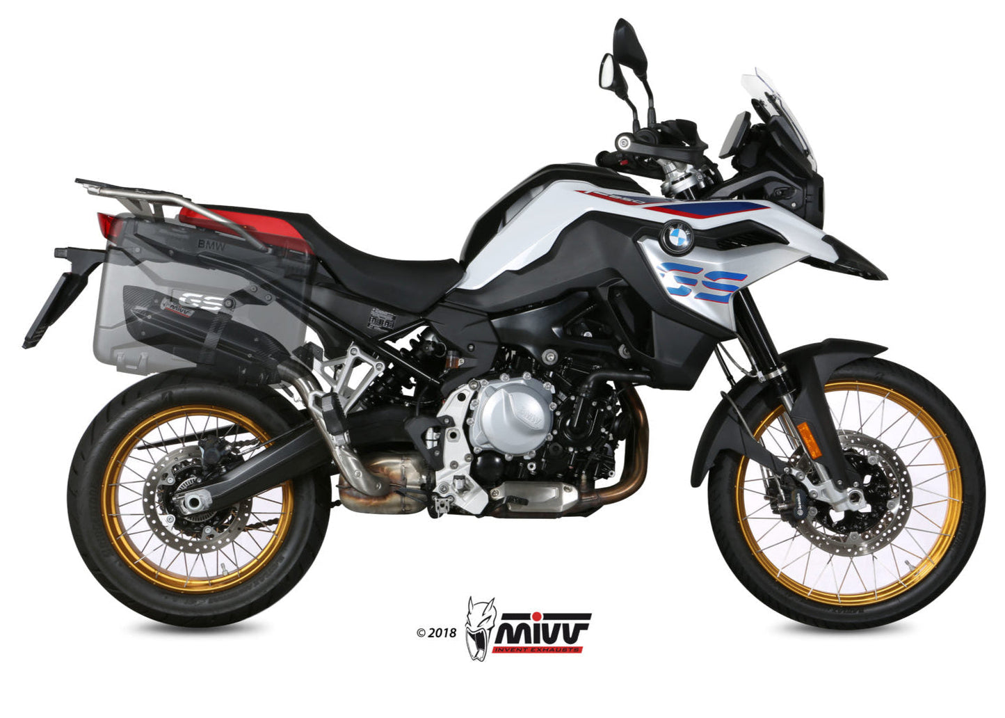 MIVV B.033 BMW F 850 GS (2018+) Slip-on Exhaust "Suono" (black; approved) – Accessories in the 2WheelsHero Motorcycle Aftermarket Accessories and Parts Online Shop