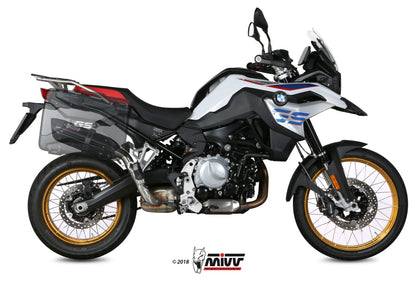 MIVV B.033 BMW F 850 GS (2018+) Slip-on Exhaust "Suono" (black; approved) – Accessories in the 2WheelsHero Motorcycle Aftermarket Accessories and Parts Online Shop