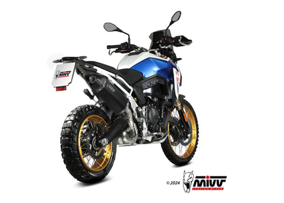 MIVV B.043 BMW F 900 GS (2024+) Slip-on Exhaust "Speed Edge" (black; approved) – Accessories in the 2WheelsHero Motorcycle Aftermarket Accessories and Parts Online Shop