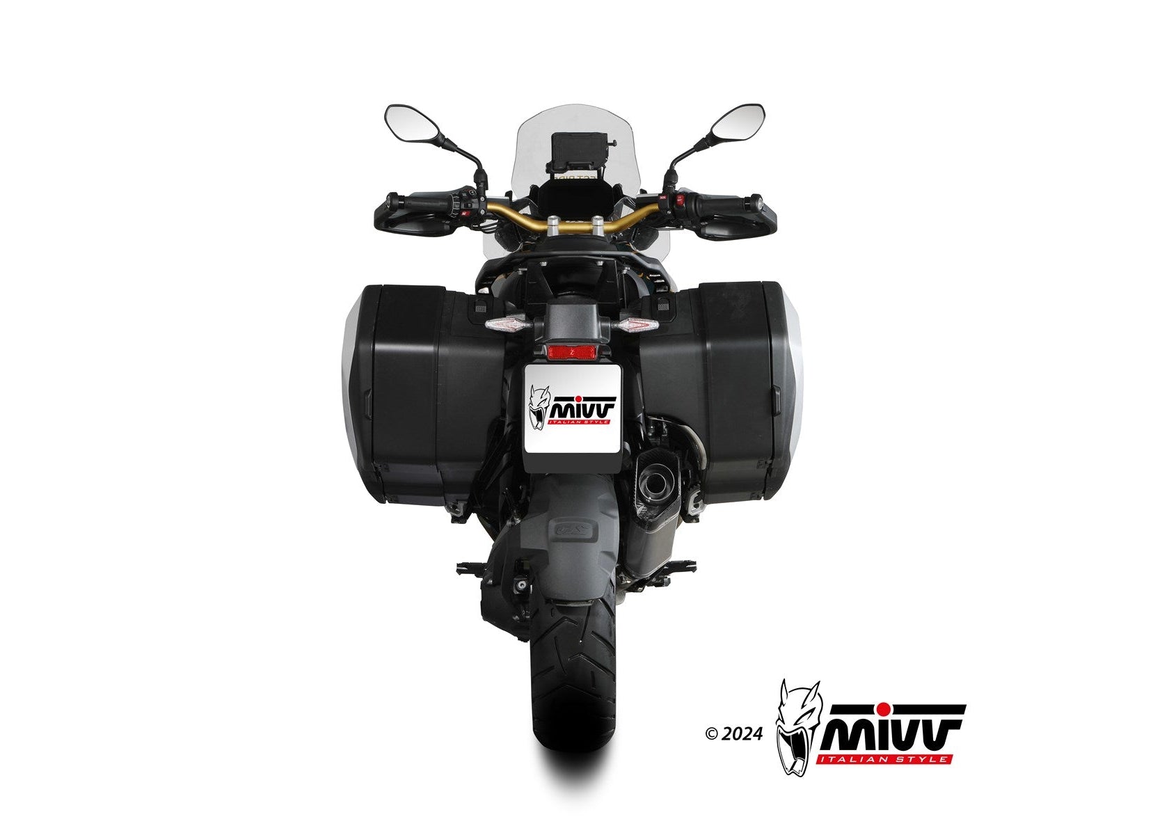 MIVV B.042 BMW R 1300 GS (2024 + ) Slip-on Exhaust "SR-1" (titanium; approved) – Accessories in the 2WheelsHero Motorcycle Aftermarket Accessories and Parts Online Shop