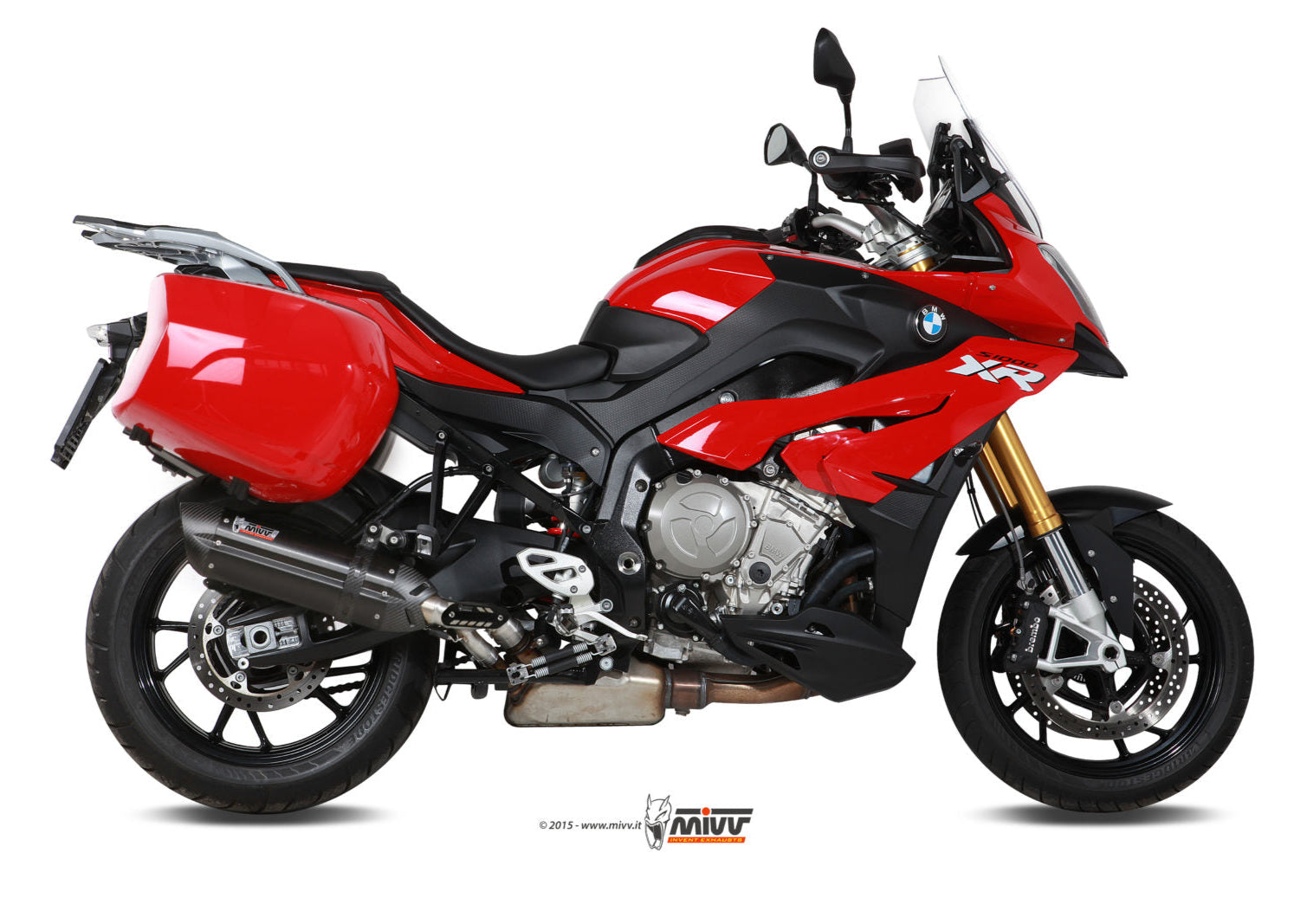 MIVV B.025 BMW S 1000 XR (15 / 19) Slip-on Exhaust "Suono" (black; approved) – Accessories in the 2WheelsHero Motorcycle Aftermarket Accessories and Parts Online Shop