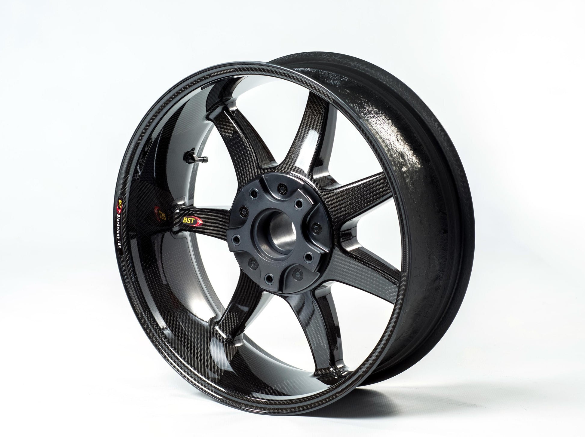 BST Honda VFR1200F Carbon Wheels Set "Panther TEK" (front & conventional rear, 7 straight spokes, black hubs) – Accessories in the Motoraider Motorcycle Aftermarket Accessories and Parts Online Shop