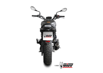 MIVV E.008 Benelli Leoncino 800 (2022+) Slip-on Exhaust "MK3" (black; not approved) – Accessories in the 2WheelsHero Motorcycle Aftermarket Accessories and Parts Online Shop