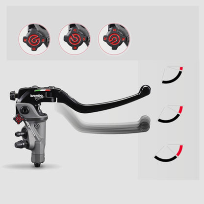 110C74010 - CNC Racing BREMBO Radial Brake Master Cylinder 19RCS "Corsa Corta" (18-20 mm ratio) – Accessories in the Motoraider Motorcycle Aftermarket Accessories and Parts Online Shop