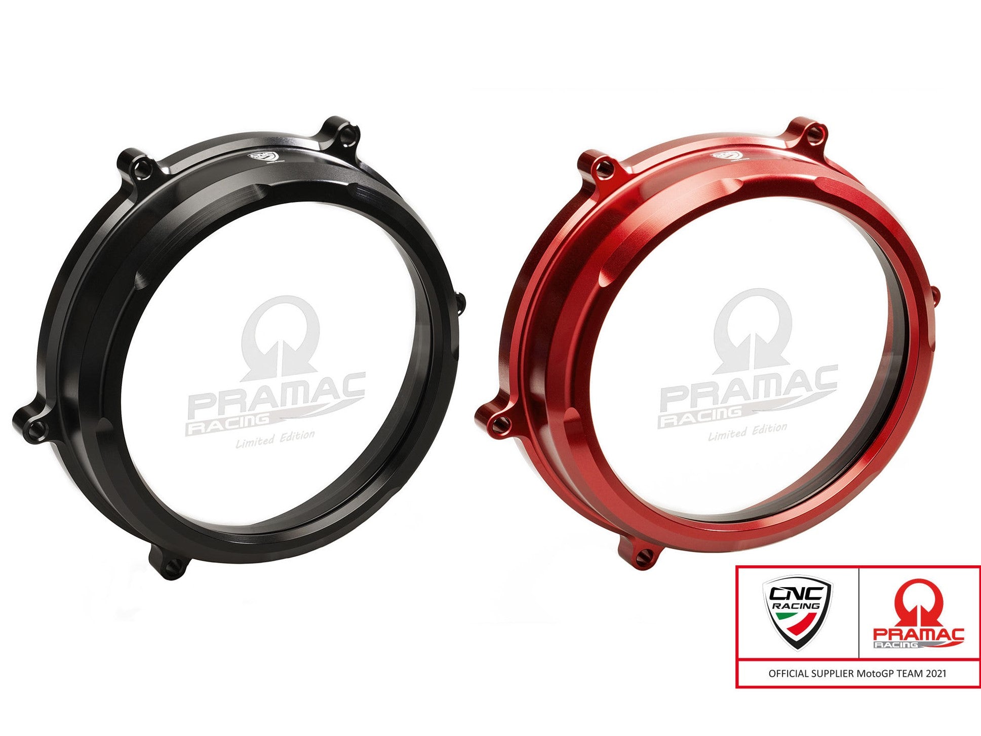 CA200PR - CNC RACING Ducati Panigale 959 / 1299 / 1199 (12/19) Clear Clutch Cover (Pramac edition) – Accessories in the Motoraider Motorcycle Aftermarket Accessories and Parts Online Shop