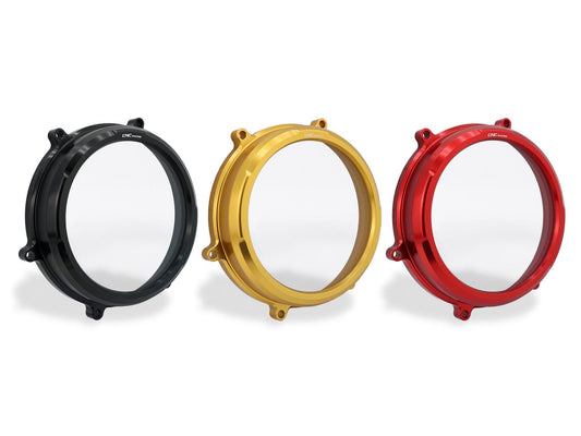 CA200 - CNC RACING Ducati Panigale 959 / 1299 / 1199 (12/19) Clear Clutch Cover – Accessories in the Motoraider Motorcycle Aftermarket Accessories and Parts Online Shop